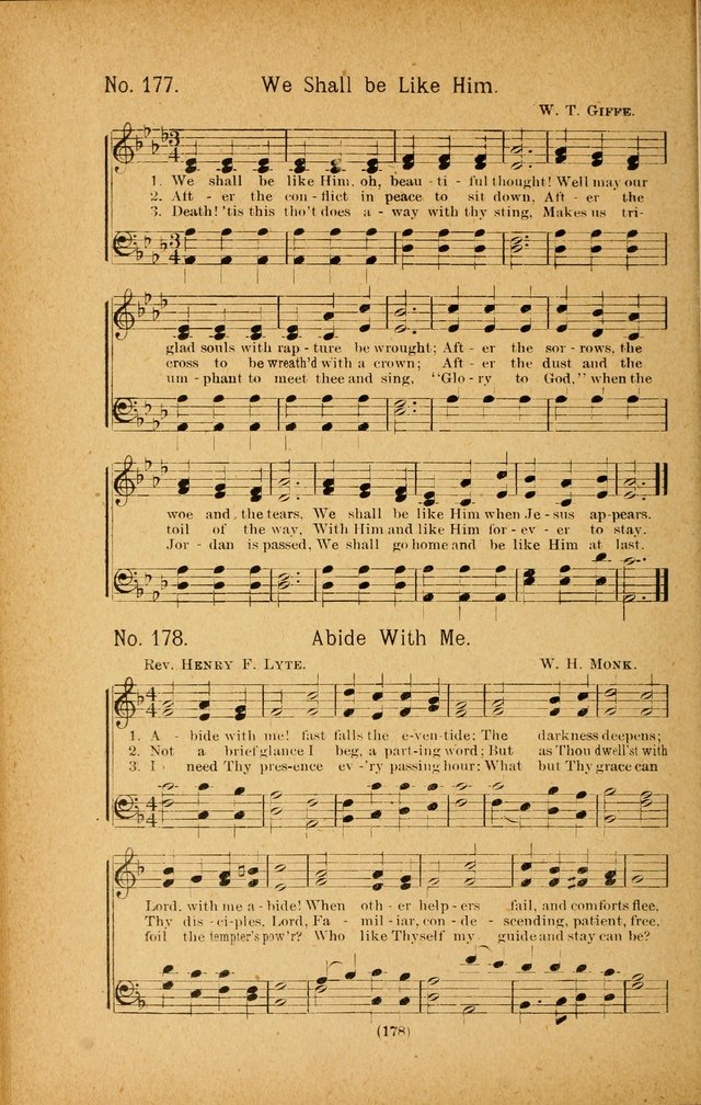 Onward and Upward No. 2: a collection of gospel songs and hymns for Sunday-schools, Endeavor societies, Epworth leagues, devotional meetings, chapel exercises, revivals, etc. page 68