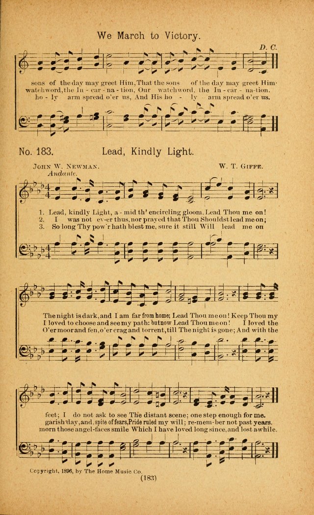 Onward and Upward No. 2: a collection of gospel songs and hymns for Sunday-schools, Endeavor societies, Epworth leagues, devotional meetings, chapel exercises, revivals, etc. page 73