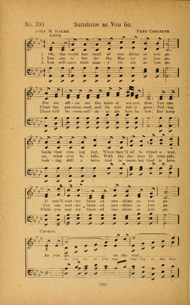 Onward and Upward No. 2: a collection of gospel songs and hymns for Sunday-schools, Endeavor societies, Epworth leagues, devotional meetings, chapel exercises, revivals, etc. page 92