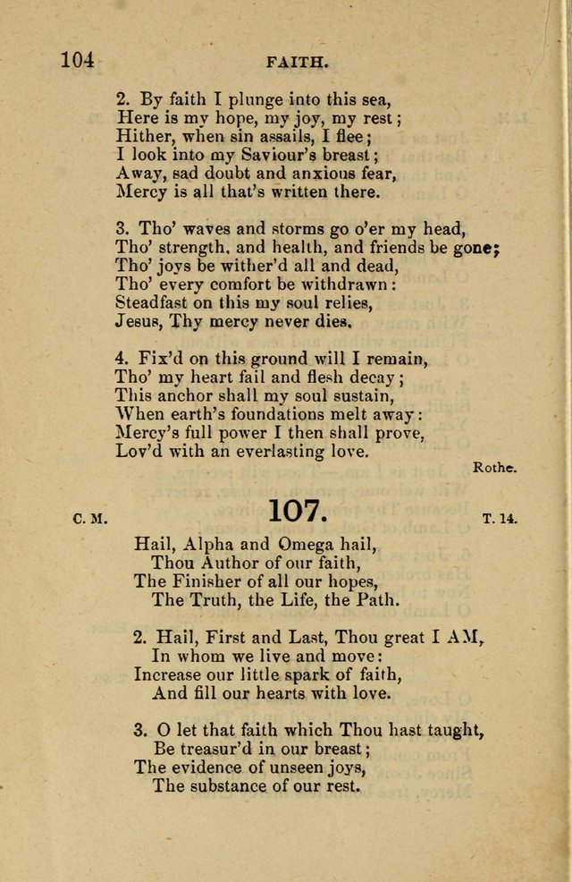 Offices of Worship and Hymns: principally for use in schools. with an appendix of tunes (2nd and rev. ed.) page 104