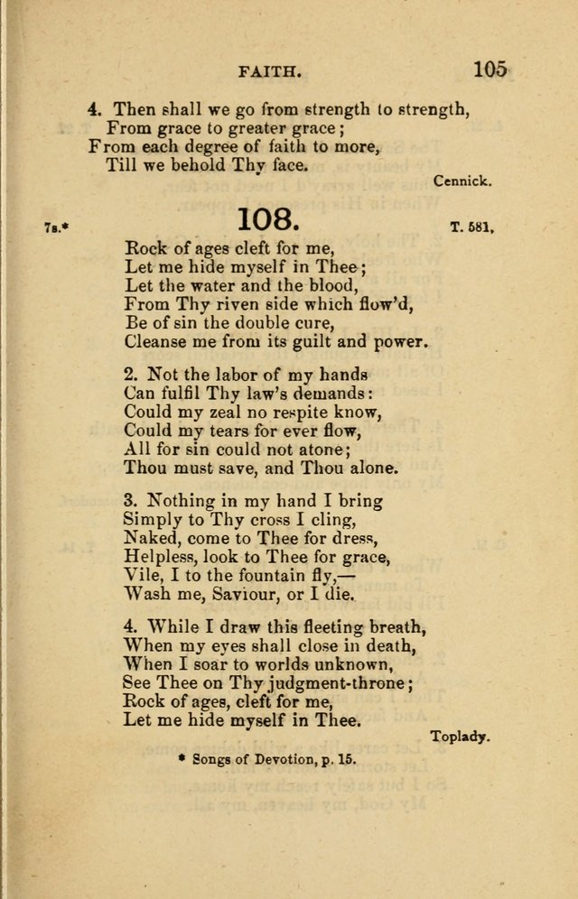 Offices of Worship and Hymns: principally for use in schools. with an appendix of tunes (2nd and rev. ed.) page 105