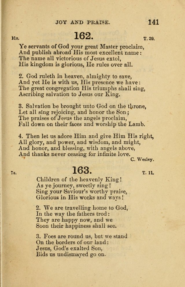 Offices of Worship and Hymns: principally for use in schools. with an appendix of tunes (2nd and rev. ed.) page 141