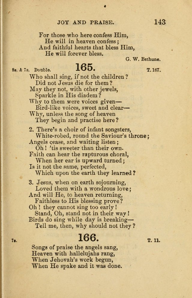 Offices of Worship and Hymns: principally for use in schools. with an appendix of tunes (2nd and rev. ed.) page 143