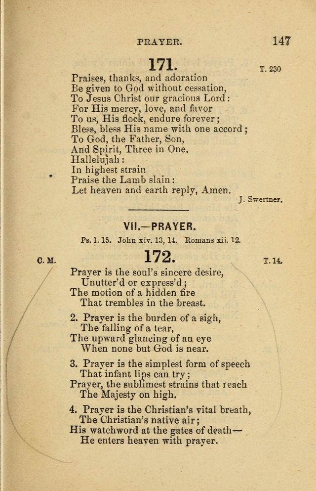 Offices of Worship and Hymns: principally for use in schools. with an appendix of tunes (2nd and rev. ed.) page 147