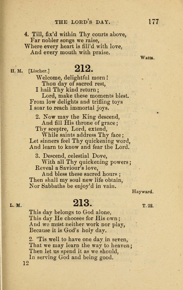 Offices of Worship and Hymns: principally for use in schools. with an appendix of tunes (2nd and rev. ed.) page 177