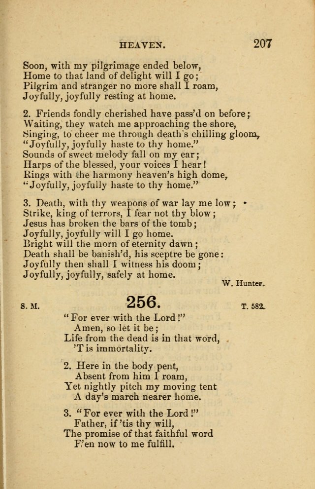 Offices of Worship and Hymns: principally for use in schools. with an appendix of tunes (2nd and rev. ed.) page 207