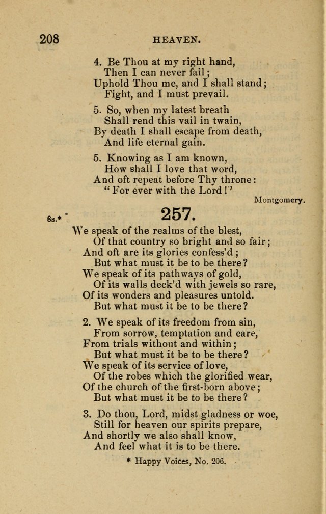 Offices of Worship and Hymns: principally for use in schools. with an appendix of tunes (2nd and rev. ed.) page 208