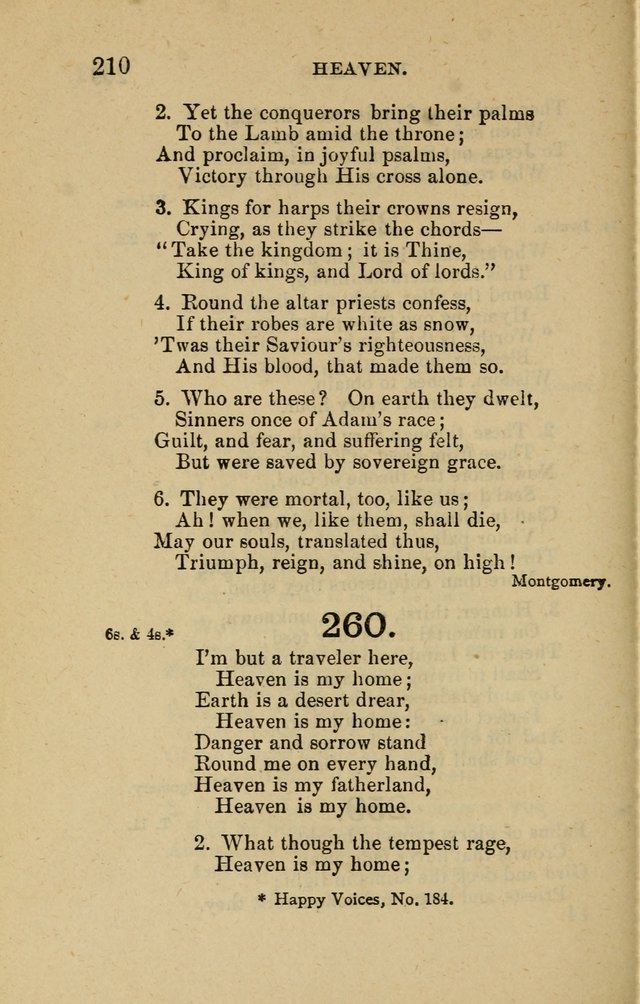 Offices of Worship and Hymns: principally for use in schools. with an appendix of tunes (2nd and rev. ed.) page 210