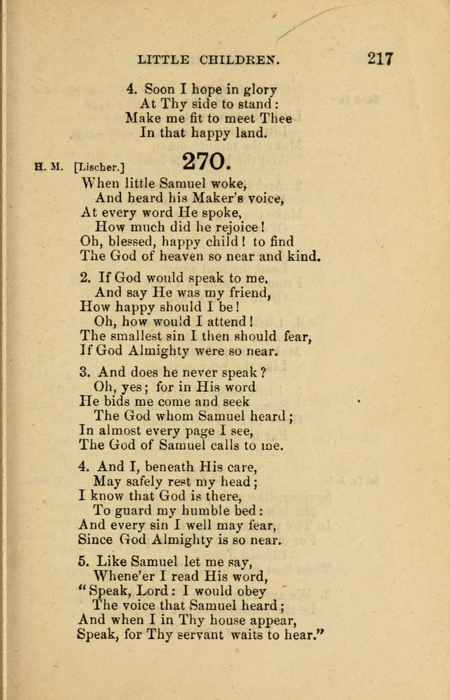 Offices of Worship and Hymns: principally for use in schools. with an appendix of tunes (2nd and rev. ed.) page 217