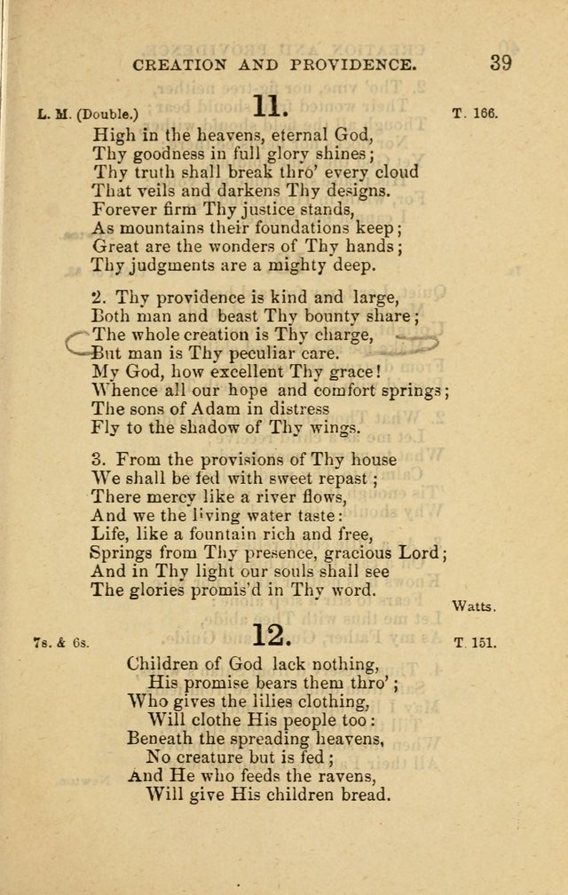 Offices of Worship and Hymns: principally for use in schools. with an appendix of tunes (2nd and rev. ed.) page 39