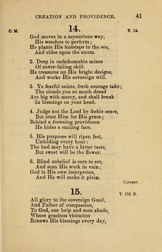 Offices of Worship and Hymns: principally for use in schools. with an appendix of tunes (2nd and rev. ed.) page 41