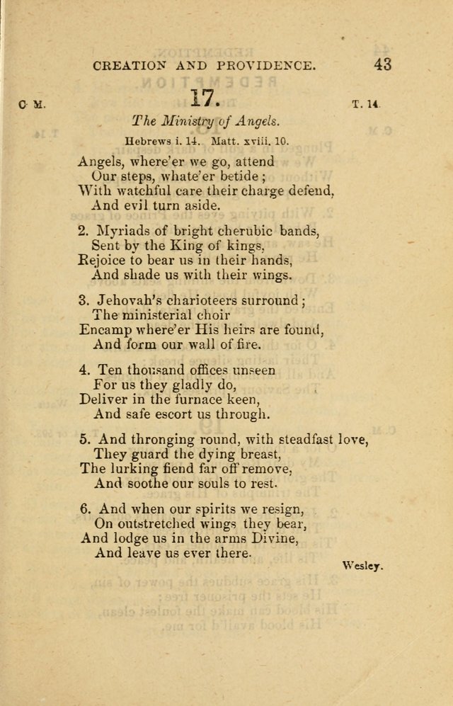 Offices of Worship and Hymns: principally for use in schools. with an appendix of tunes (2nd and rev. ed.) page 43