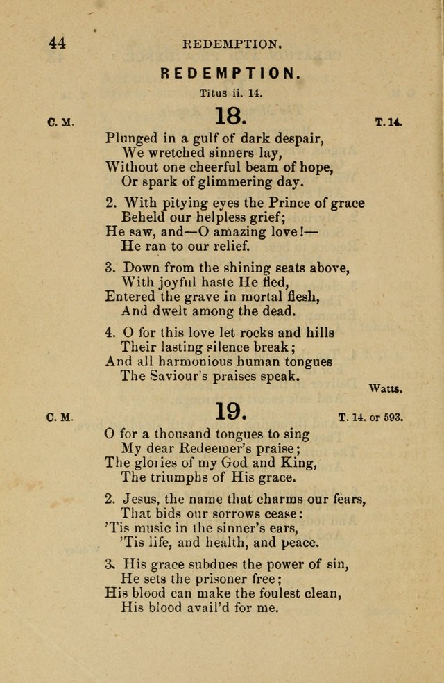 Offices of Worship and Hymns: principally for use in schools. with an appendix of tunes (2nd and rev. ed.) page 44