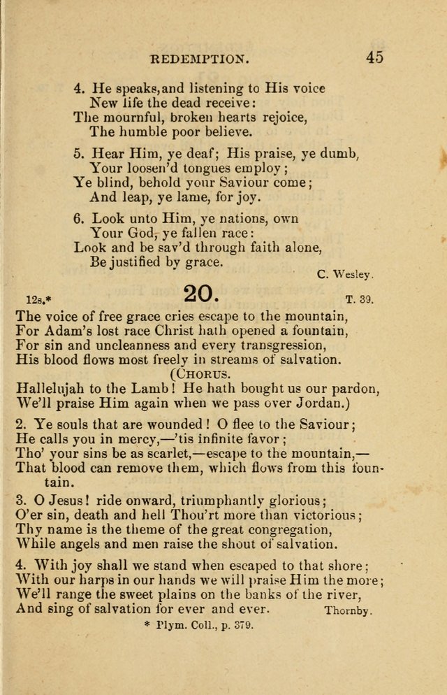 Offices of Worship and Hymns: principally for use in schools. with an appendix of tunes (2nd and rev. ed.) page 45