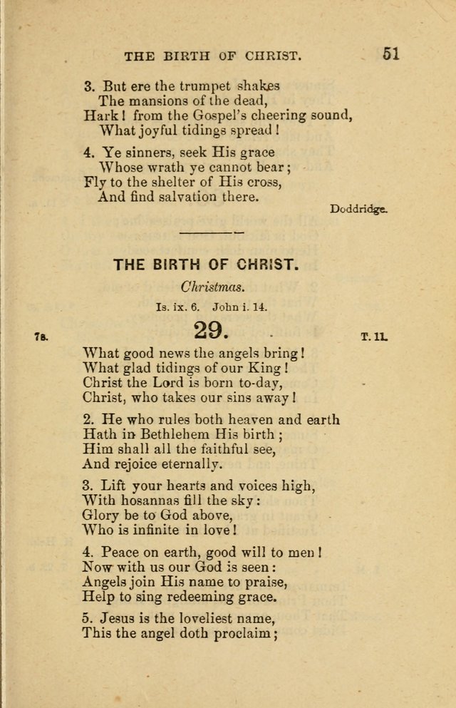 Offices of Worship and Hymns: principally for use in schools. with an appendix of tunes (2nd and rev. ed.) page 51