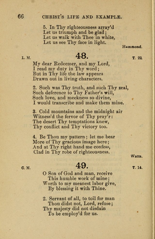 Offices of Worship and Hymns: principally for use in schools. with an appendix of tunes (2nd and rev. ed.) page 66