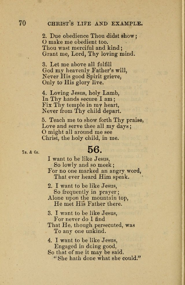 Offices of Worship and Hymns: principally for use in schools. with an appendix of tunes (2nd and rev. ed.) page 70