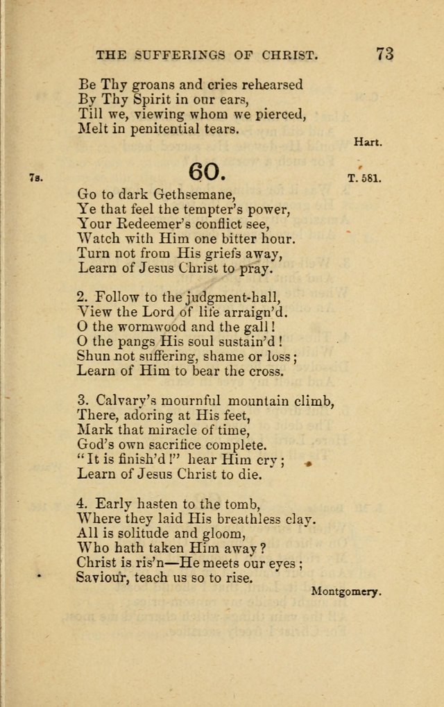 Offices of Worship and Hymns: principally for use in schools. with an appendix of tunes (2nd and rev. ed.) page 73