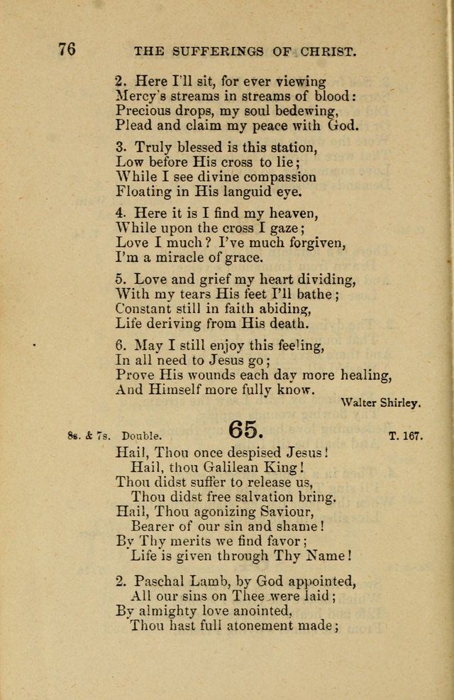 Offices of Worship and Hymns: principally for use in schools. with an appendix of tunes (2nd and rev. ed.) page 76