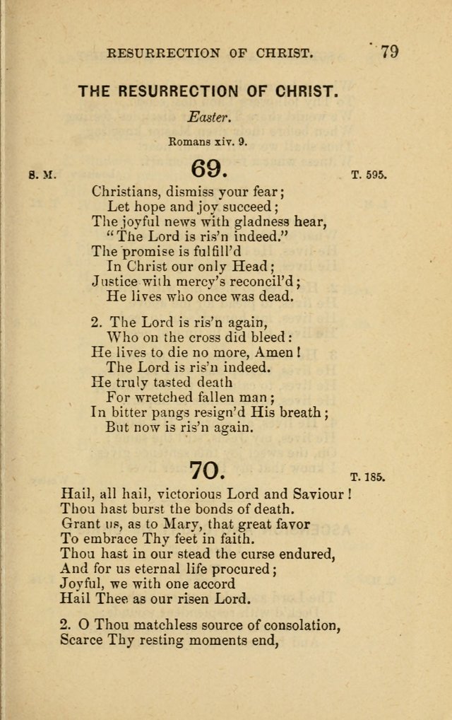 Offices of Worship and Hymns: principally for use in schools. with an appendix of tunes (2nd and rev. ed.) page 79