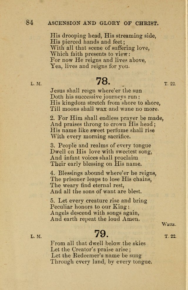 Offices of Worship and Hymns: principally for use in schools. with an appendix of tunes (2nd and rev. ed.) page 84