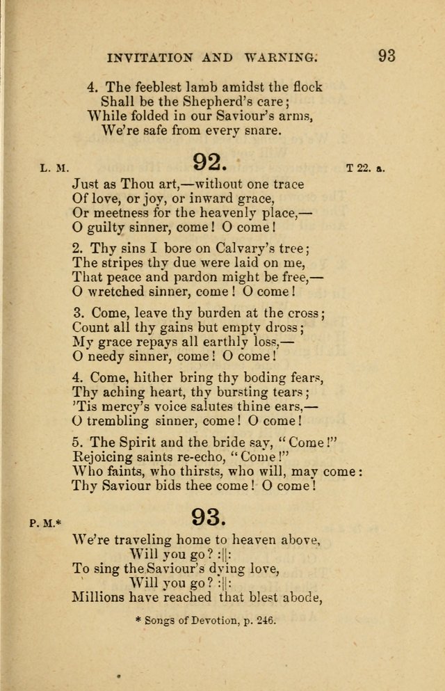 Offices of Worship and Hymns: principally for use in schools. with an appendix of tunes (2nd and rev. ed.) page 93