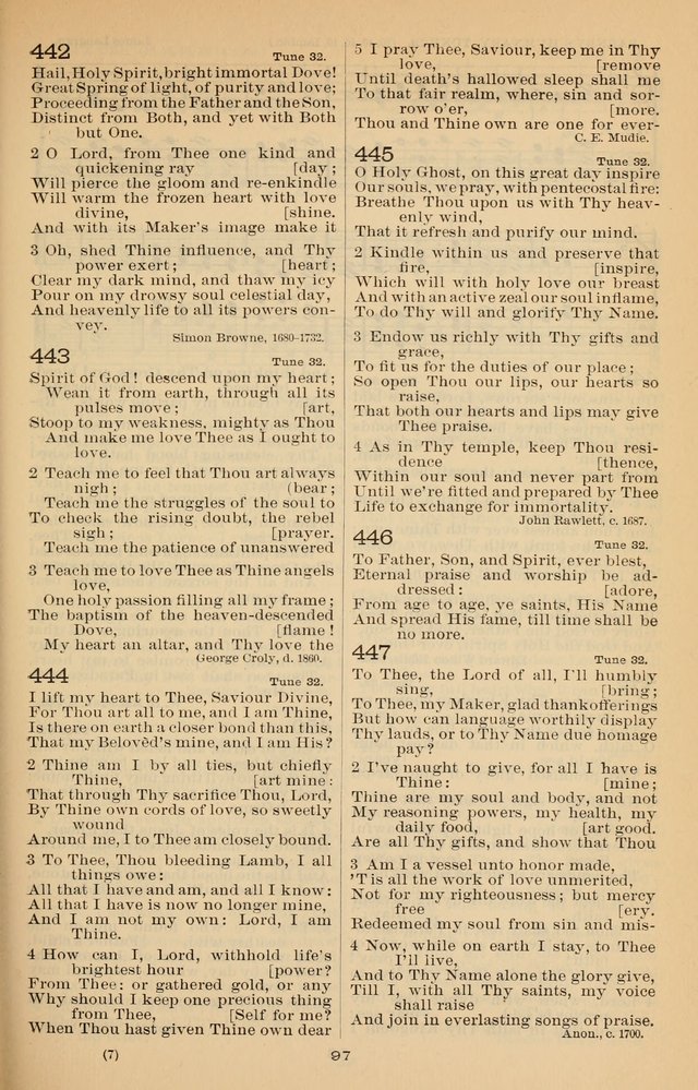 Offices of Worship and Hymns: with tunes, 3rd ed., revised and enlarged page 168