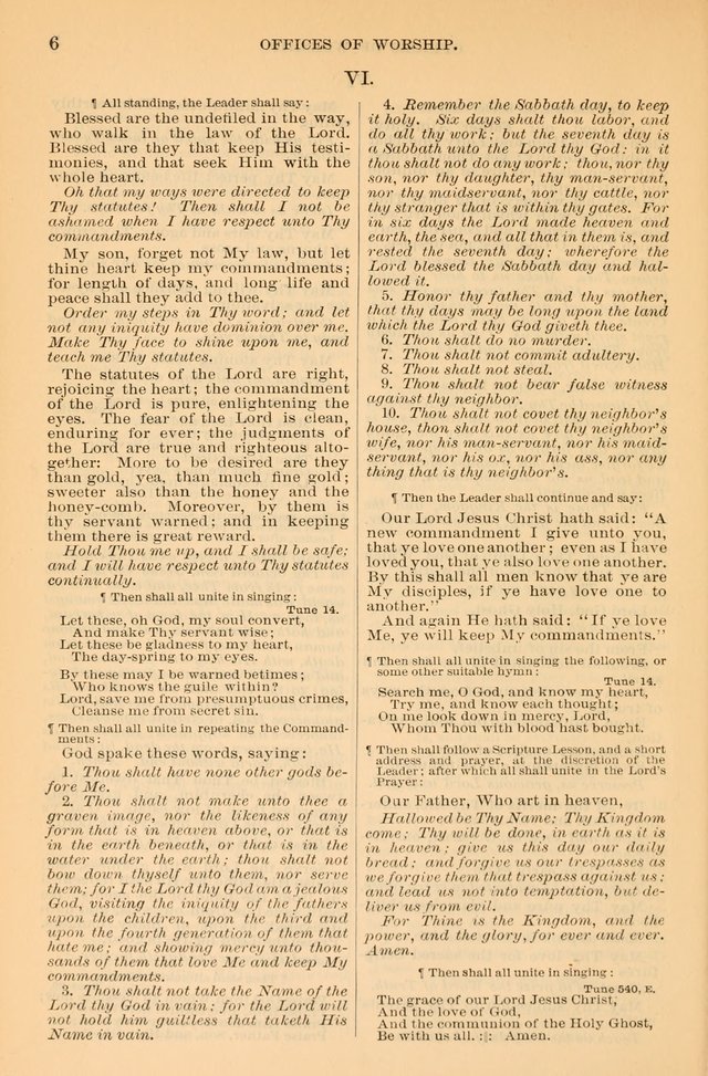 Offices of Worship and Hymns: with tunes, 3rd ed., revised and enlarged page 45