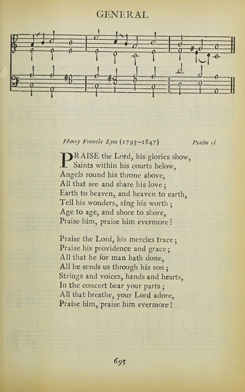 The Oxford Hymn Book page 694