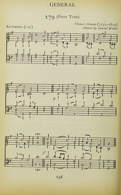 The Oxford Hymn Book page 697