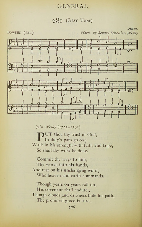 The Oxford Hymn Book page 705