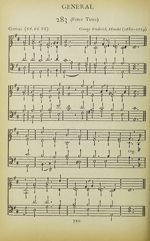 The Oxford Hymn Book page 709