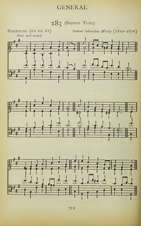 The Oxford Hymn Book page 711