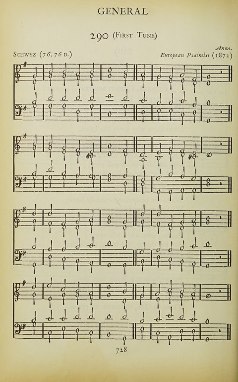 The Oxford Hymn Book page 727