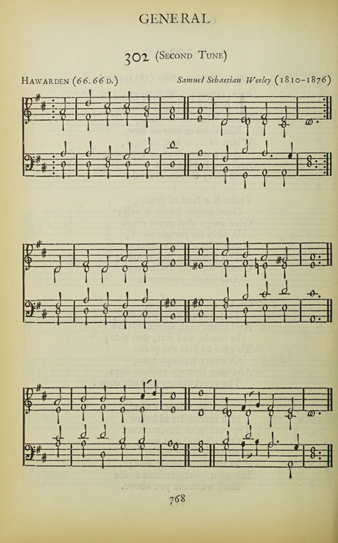 The Oxford Hymn Book page 767