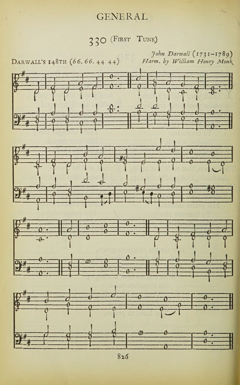 The Oxford Hymn Book page 825