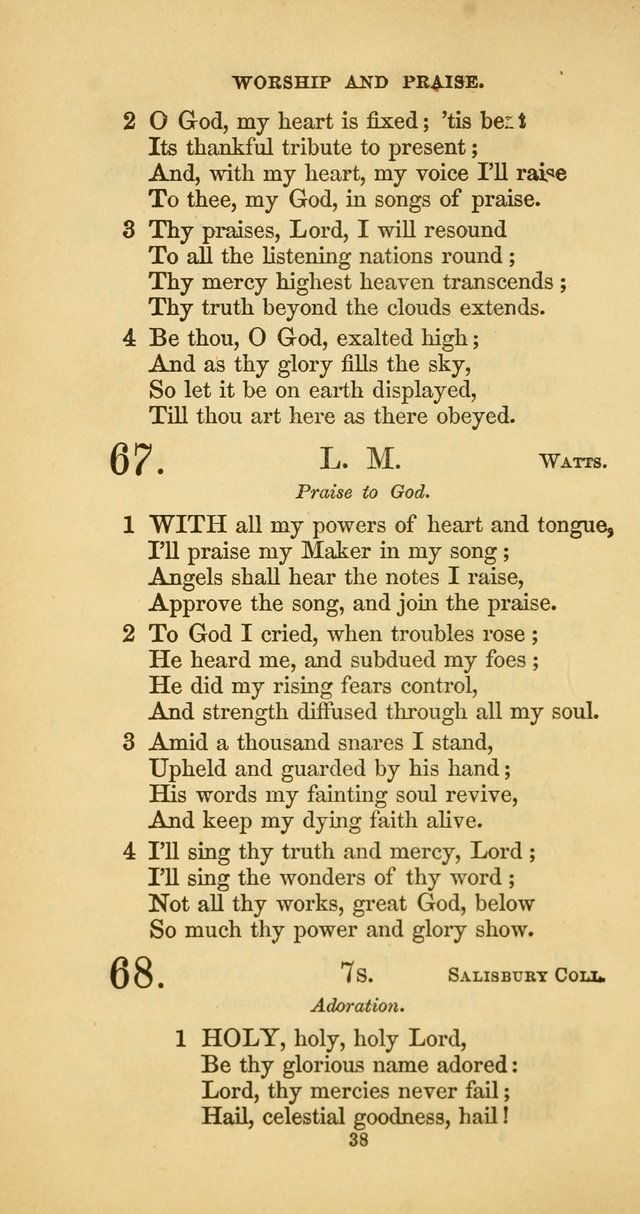 The Psalmody: a collection of hymns for public and social worship page 105