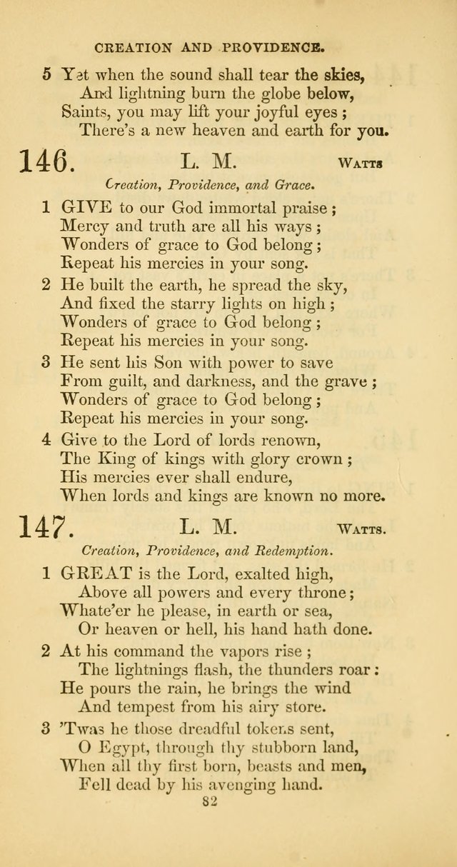 The Psalmody: a collection of hymns for public and social worship page 149