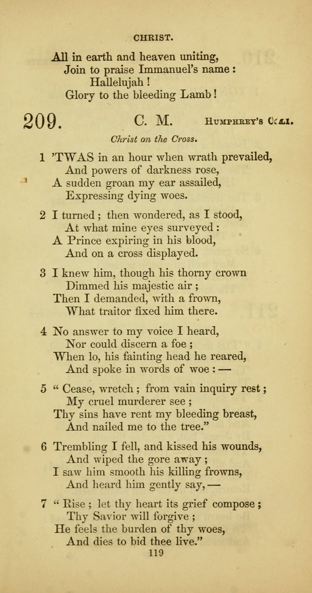 The Psalmody: a collection of hymns for public and social worship page 186