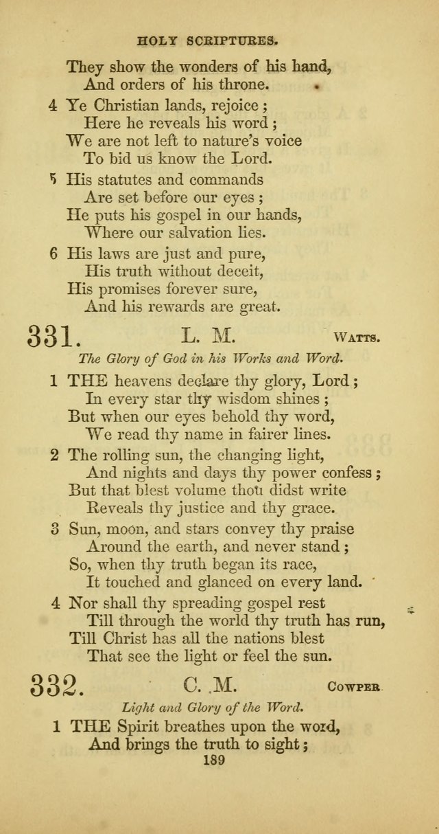 The Psalmody: a collection of hymns for public and social worship page 256