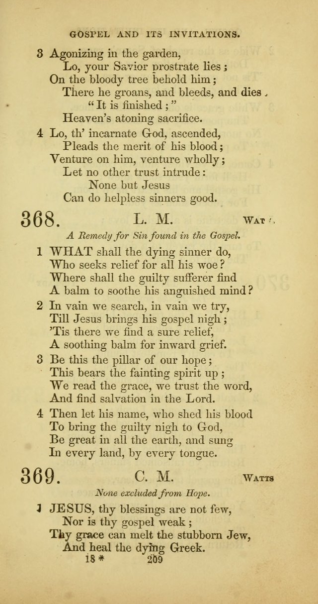 The Psalmody: a collection of hymns for public and social worship page 276