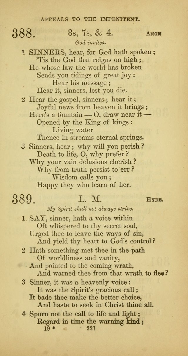 The Psalmody: a collection of hymns for public and social worship page 288