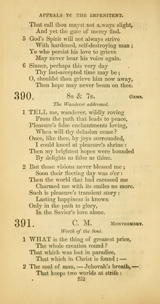 The Psalmody: a collection of hymns for public and social worship page 289