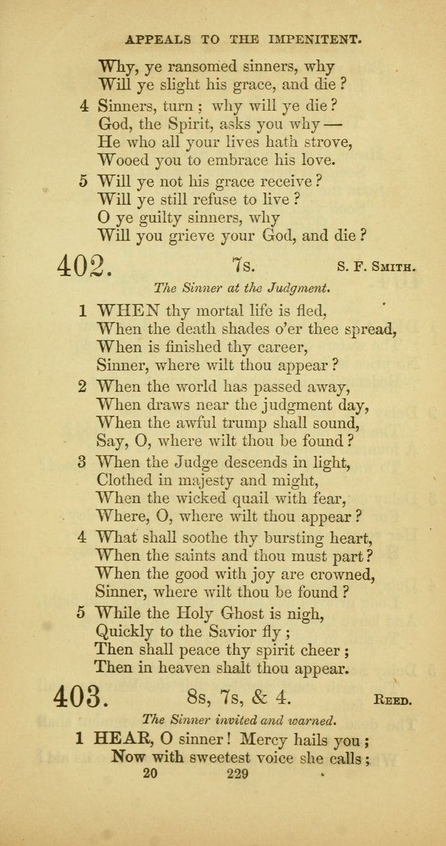 The Psalmody: a collection of hymns for public and social worship page 296