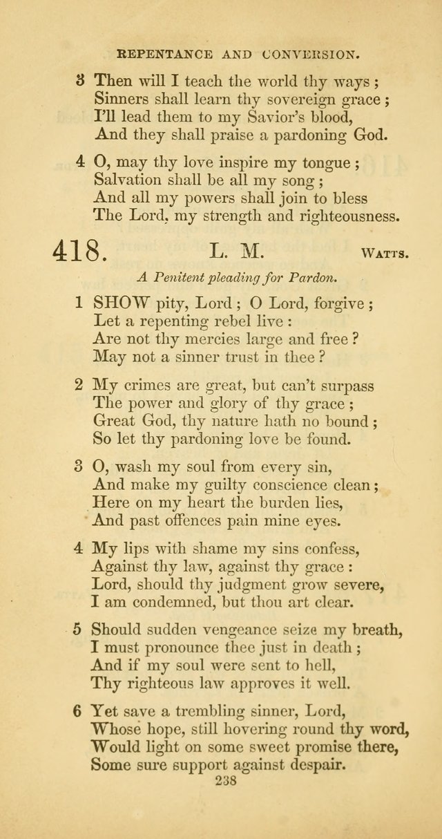 The Psalmody: a collection of hymns for public and social worship page 305