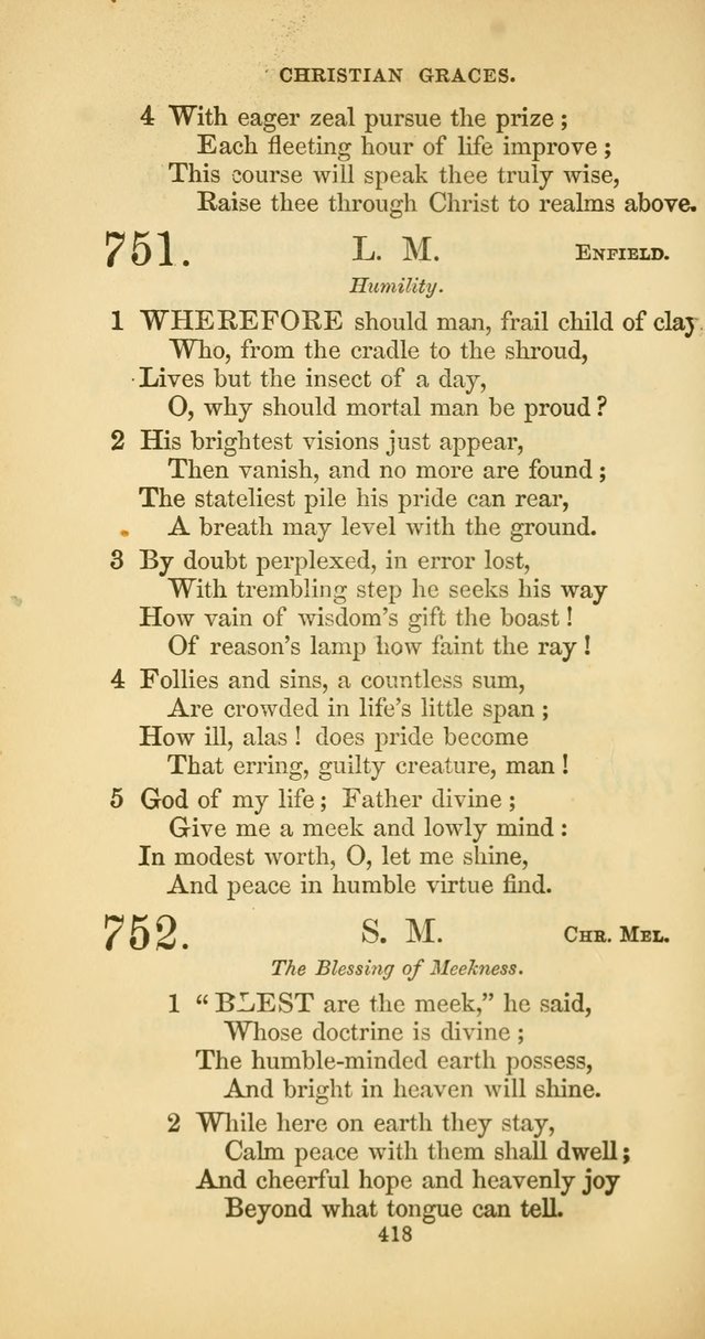 The Psalmody: a collection of hymns for public and social worship page 485