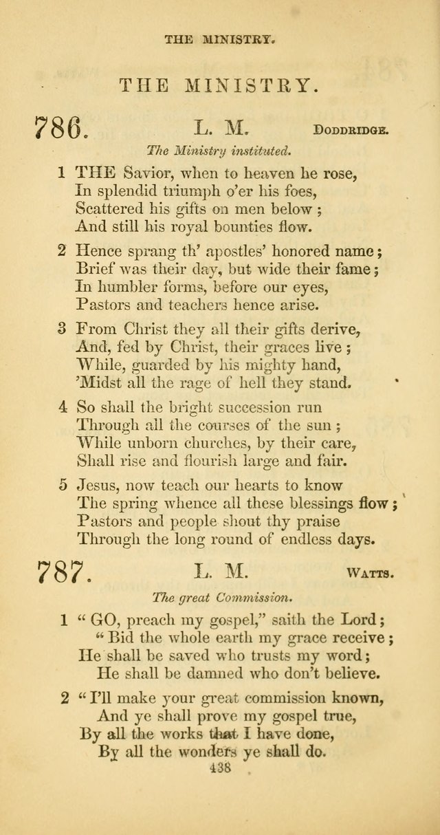 The Psalmody: a collection of hymns for public and social worship page 505