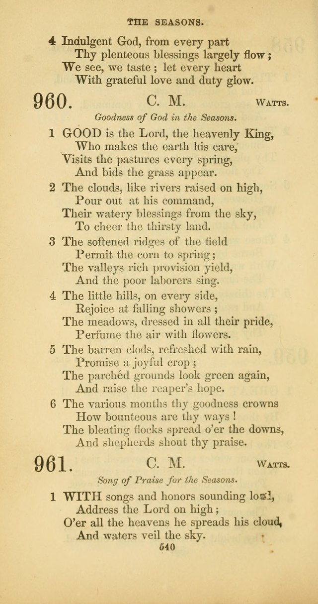 The Psalmody: a collection of hymns for public and social worship page 607