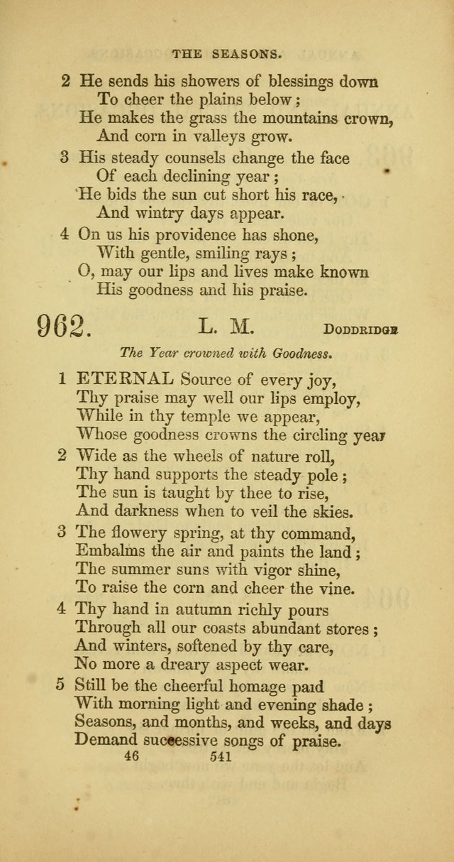 The Psalmody: a collection of hymns for public and social worship page 608