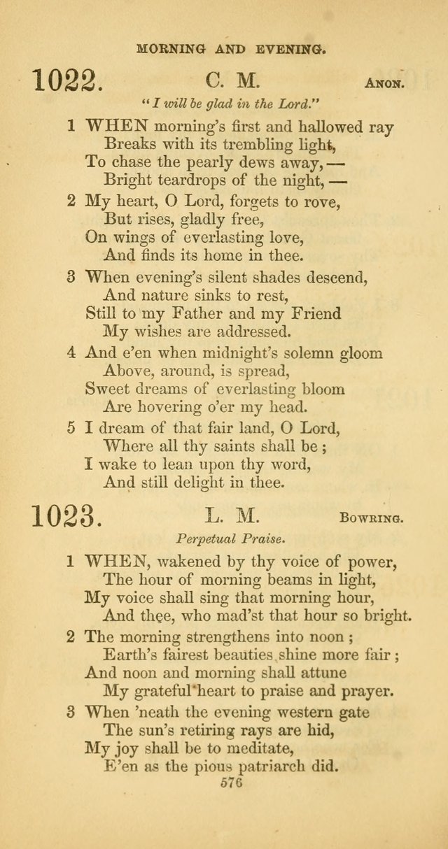 The Psalmody: a collection of hymns for public and social worship page 643